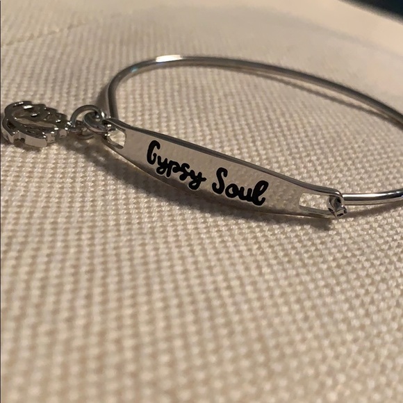 Gypsy Soul Lotus Stainless Bracelet - Picture 4 of 4